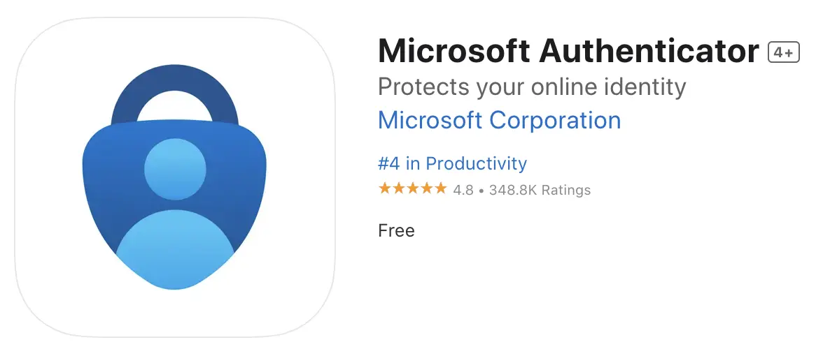Microsoft Authenticator App
